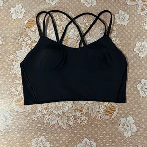 Lululemon Black Strappy Bra-Size 8